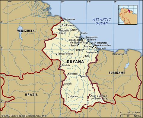 guyana mappa